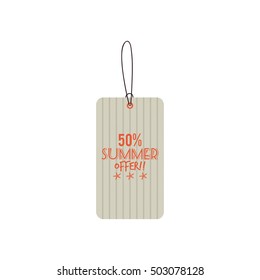 Summer sale label