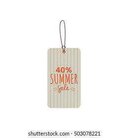 Summer sale label