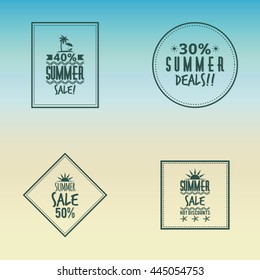 Summer Sale labels