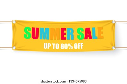 summer sale label.Vector design