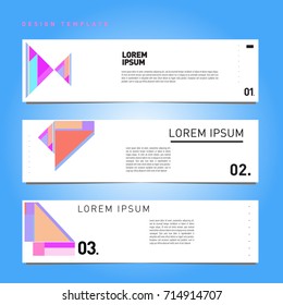 Summer sale memphis style web banner. Fashion and travel discount poster. Vector holiday Abstract colorful retro illustration with special offer and promotion.