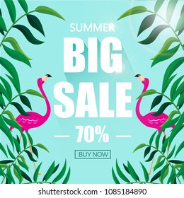 Summer sale poster background. For web site,marketing,advert,placard,flyer and backdrop. Useful for ads,banner template,label,store and fashion sale. Creative art concept, vector illustration, eps 10