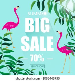 Summer sale poster background. For web site,marketing,advert,placard,flyer and backdrop. Useful for ads,banner template,label,store and fashion sale. Creative art concept, vector illustration, eps 10