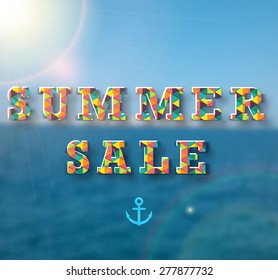 Summer sale sea design