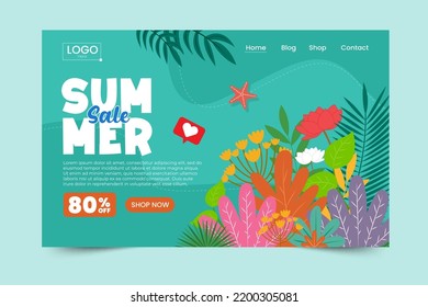 Summer Sale Season Graphic template, easy to customize simple and elegant design