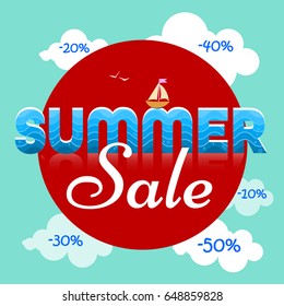 Summer sale sign