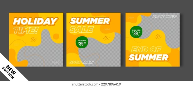 Summer sale social media post