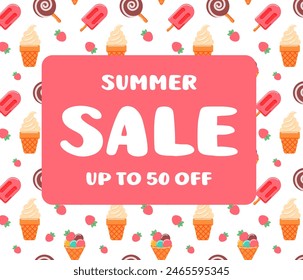 Summer sale. Special offers. vector illustration