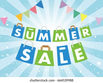 Summer sale template background
