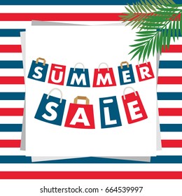 Summer sale template background