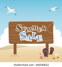 Summer sale template background