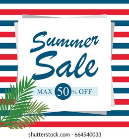 Summer sale template background