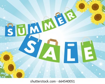 Summer sale template background