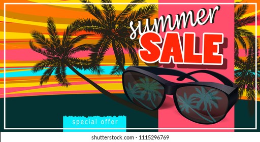 summer sale template banner