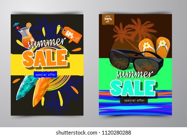 summer sale template banner