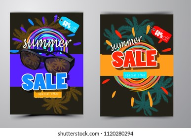 summer sale template banner