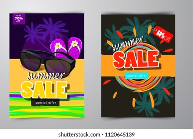 summer sale template banner