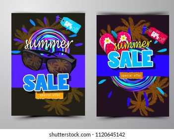 summer sale template banner