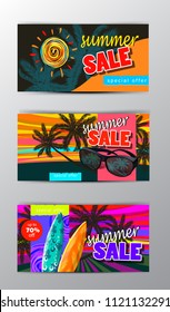 summer sale template banner