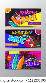 summer sale template banner