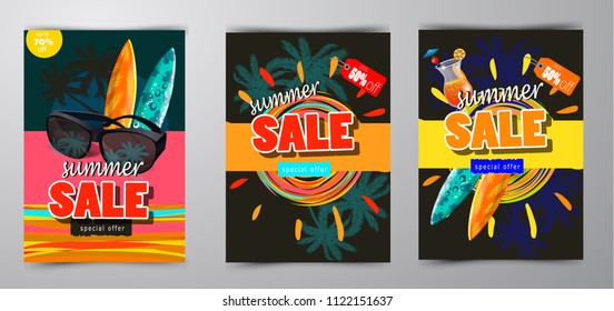 summer sale template banner