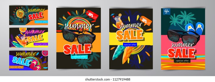 summer sale template banner