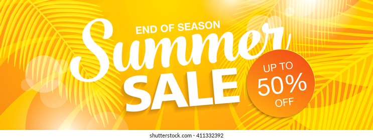 Summer Sale Template Banner