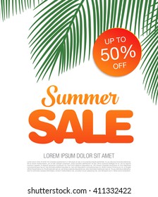 summer sale template banner