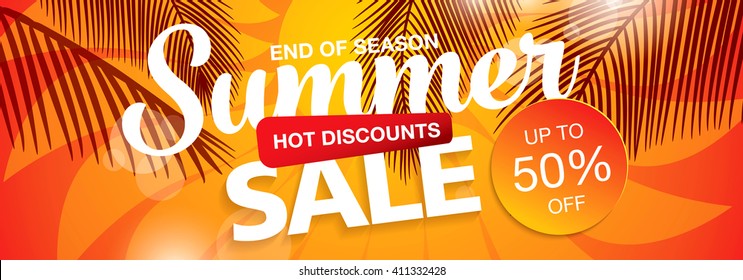 Summer Sale Template Banner