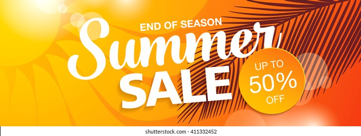 Summer Sale Template Banner