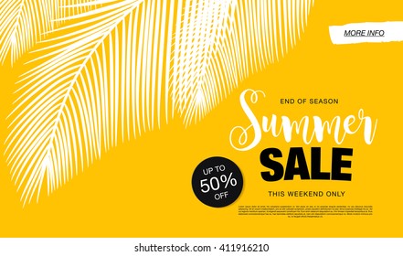 summer sale template banner