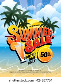 summer sale template banner