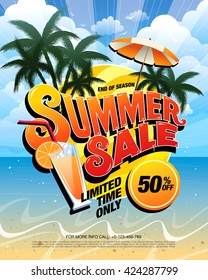 summer sale template banner