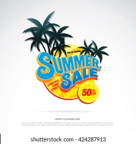 summer sale template banner
