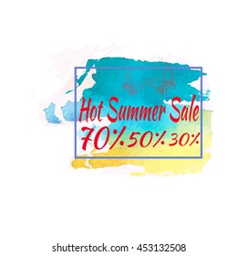 summer sale template banner