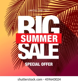 Summer sale template banner