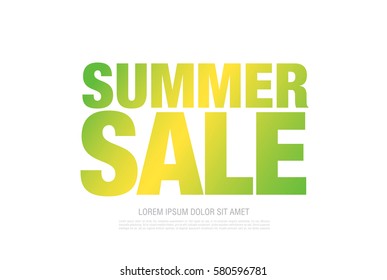 summer sale template banner