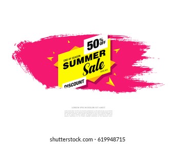 summer sale template banner
