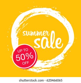 summer sale template banner