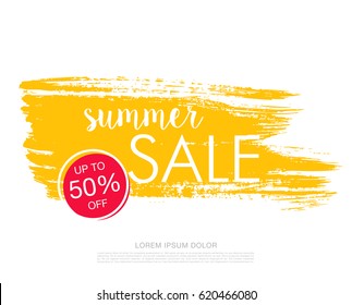 summer sale template banner