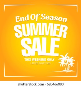 summer sale template banner