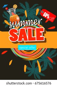 summer sale template banner