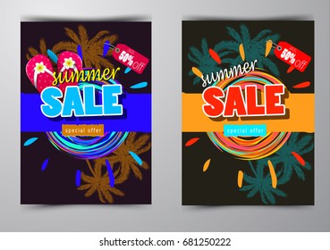 summer sale template banner