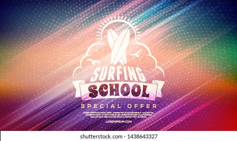 Summer sale template banner. Abstract colorful retro background. Special offer. Hot summer sale