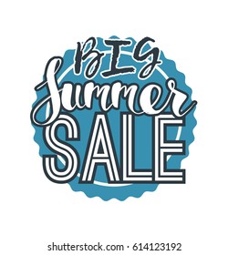 summer sale template banner. vector element