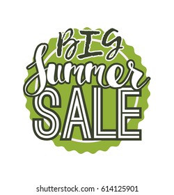 summer sale template banner. vector element