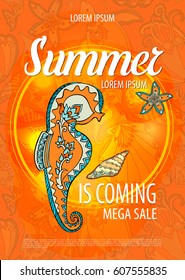 summer sale template poster