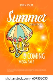 summer sale template poster