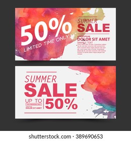 summer sale vector