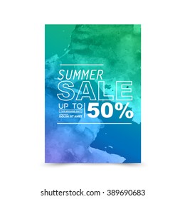 summer sale vector
